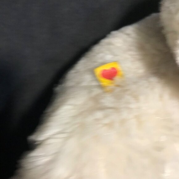 Build a Bear Workshop White Plush Bear Stuffed Animal Toy 16" Brown Nose - Picture 6 of 8